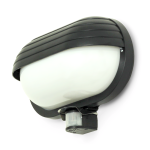 Lampa zewętrzna ścienna z czujnikiem ruchu i zmierzchu IP44 ANATEP