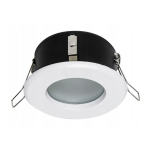 Oprawa sufitowa IP44 do łazienki oczko wpuszczane KOB34 biały