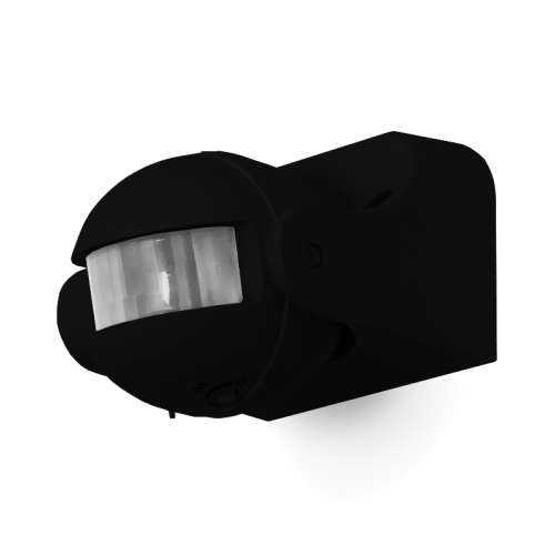 Czujnik ruchu i zmierzchu 180 stopni S3 ST09 czarny