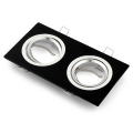 Podwójna oprawa stropowa regulowana KOB228 czarny