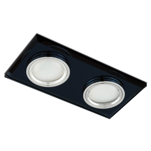 Podwójna oprawa stropowa wpuszczana KOB227 czarny