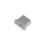Zaślepka do profilu PCV SLIM szara z otworem SLICK 0668