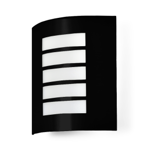 Lampa ścienna AREK E27 IP44 czarna