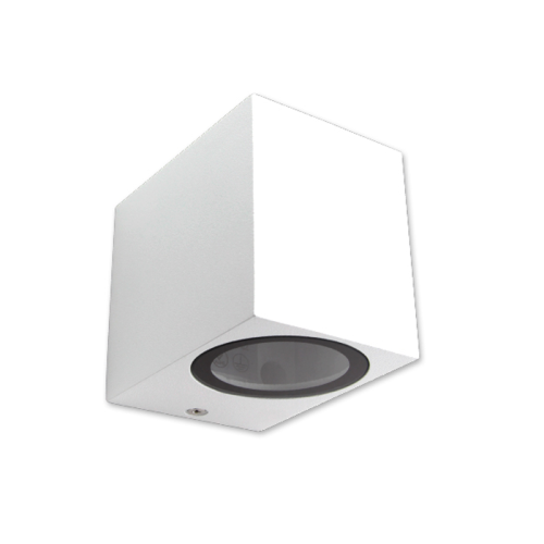 Kinkiet ścienny lampa ogrodowa GU10 IP44 LD-UNO biała 0208