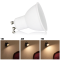Zestaw 10 x żarówka SMD LED GU10 7W=55W 560lm biała ciepła