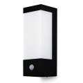 Kinkiet ogrodowy z czujnikiem COSMO.S 1xE27 IP44 czarny 