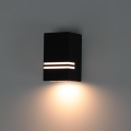 Zewnętrzny kinkiet ścienny IP44 GU10 KAZAMI.A czarny