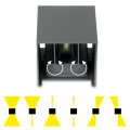 Lampa elewacyjna ogrodowa LED 6W IP54 TRUF