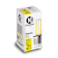Żarówka filament LED G45 E27 2W=20W 200lm biała ciepła 