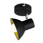 Lampa sufitowa kinkiet spot loft skandynawski E14 BK