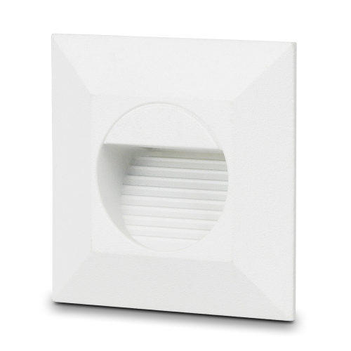 Lampa schodowa wpuszczana LED 2W IP54 PREMIUM KAGI biała