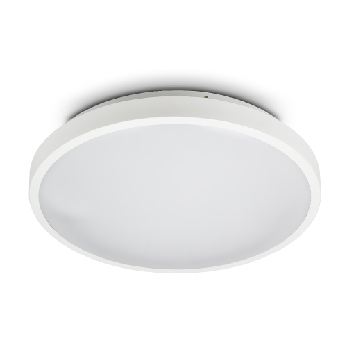 Plafon LED lampa sufitowa 2x E27 34 cm ROMI biała