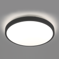 Plafon LED lampa sufitowa 2x E27 34 cm ROMI czarna