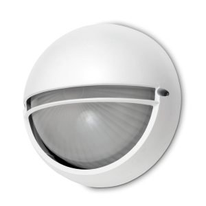 Okrągła lampa zewnętrzna IP44 KARIM WH