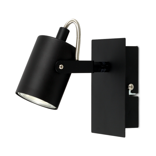 Lampa ścienno-sufitowa 1xGU10 MARK-1 BK IP20