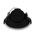 Lampa LED downlight wpuszczana KARO 7W średnica 9cm IP20 czarna