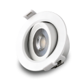 Lampa LED downlight wpuszczana KARO 7W średnica 9cm IP20 biała CCT