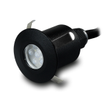 Oświetlenie schodowe oczko LED 0.5W 230V IP65 WEZYR czarny