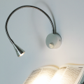 Regulowana lampa do czytania kinkiet LED LORIS 3W czarna