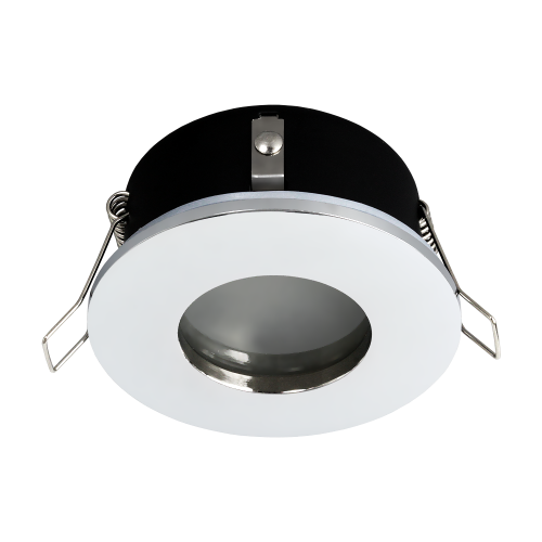 Wpuszczana oprawa halogenowa IP44 RIK-5 chrom