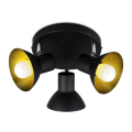 Lampa sufitowa kinkiet spot loft skandynawski 3x E14 BK