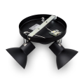 Lampa sufitowa kinkiet spot loft skandynawski 3x E14 BK
