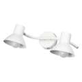Lampa sufitowa kinkiet spot loft skandynawski 2x E14 WH