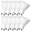 Zestaw 10x żarówka SMD LED GU10 1W=15W 100lm biała neutralna 