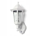 Lampa ścienna ERANO-S z czujnikiem ruchu i zmierzchu IP44 biała