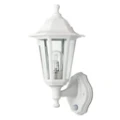 Lampa ścienna ERANO-S z czujnikiem ruchu i zmierzchu IP44 biała