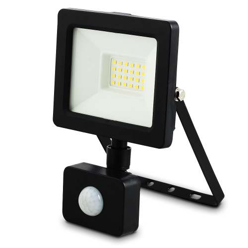  Naświetlacz halogen LED z czujnikiem ruchu i zmierzchu IP44 FLODI-S 20W