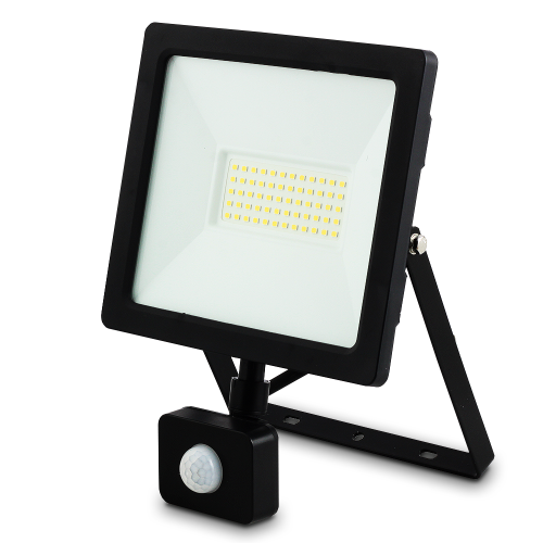  Naświetlacz halogen LED z czujnikiem ruchu i zmierzchu IP44 FLODI-S 50W