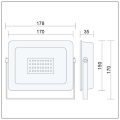  Naświetlacz halogen LED IP65 FLODI 50W 