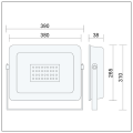  Naświetlacz halogen LED IP65 FLODI 200W 
