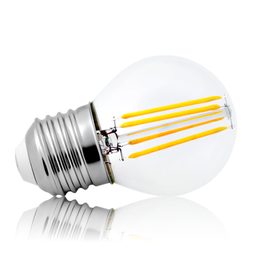 Żarówka LED Filament E27 G45 4W neutralna