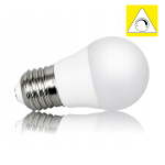 Żarówka LED E27 - duży gwint G45 6W=50W 500lm biała ciepła ściemnialna 