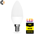 Żarówka SMD LED C37 E14 - mały gwint 4W=40W 350lm biała neutralna