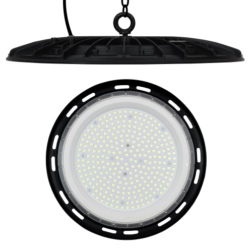 Lampa przemysłowa na magazyn IP65 HIGH BAY SLIM 200W diody LED UFO