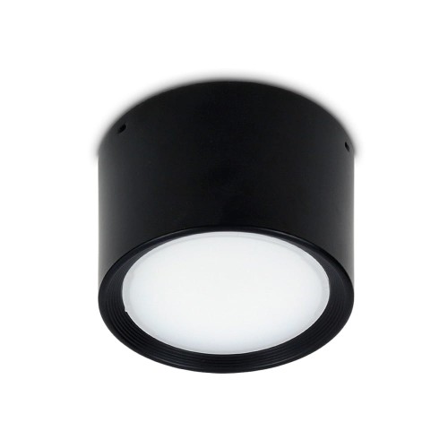 Lampa natynkowa sufitowa tuba ROLI 7W BK
