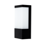 Zewnętrzny kinkiet ścienny stal nierdzewna IP44 COSMO BK