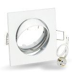 Oprawa wpuszczana stropowa K-4 regulowana biała