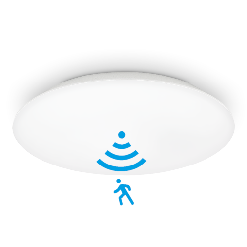 Lampa sufitowa plafon LED z czujnikiem ruchu i zmierzchu  28W IP44 MARY.S  