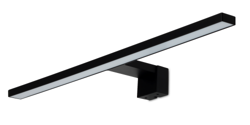 Lampa nad szafkę do lustra LED ELENA 10W IP44 czarna 3w1