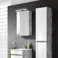 WYPRZEDAŻ Lampa LED nad szafkę lustro 8W IP44 230V DENIS A czarna