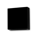 Dekoracyjna lampa ścienna 6cm x 6cm LED LEDia-11 1W 230V czarna 4000K