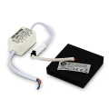 Dekoracyjna lampa ścienna 6cm x 6cm LED LEDia-11 1W 230V czarna 4000K