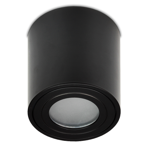 Lampa sufitowa tuba IP44 1xGU10  AQUA czarna