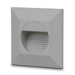 Lampa schodowa wpuszczana LED 2W IP54 PREMIUM KAGI szara