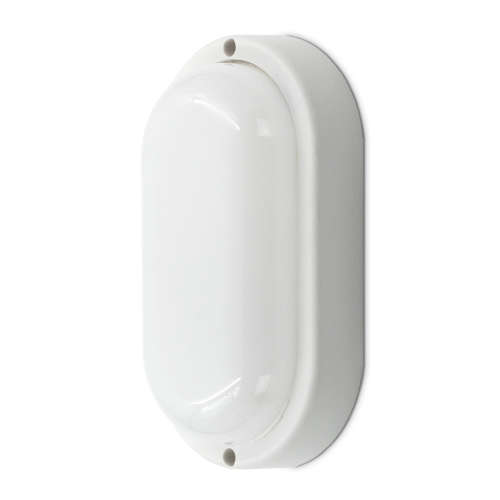 Owalna lampa elewacyjna LED 12W IP54 METEOR biała 