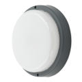 Okrągła lampa ścienno sufitowa LED 18W IP54 KLASTO 18W szara